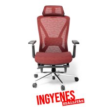 Lazar Net bordó hálós forgószék