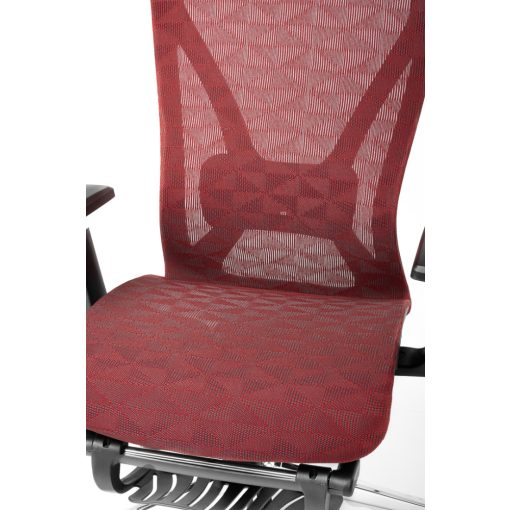 Lazar Net bordó hálós forgószék