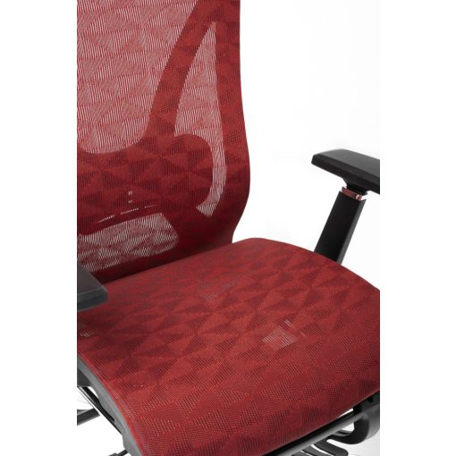 Lazar Net bordó hálós forgószék