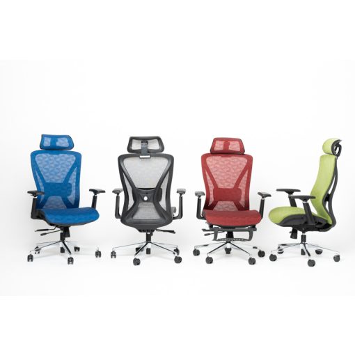 Lazar Net bordó hálós forgószék