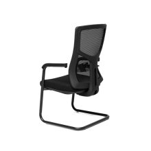 Zoom szánkótalpas tárgyalószék karfával, hálós háttámlával