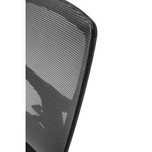 Zoom szánkótalpas tárgyalószék karfával, hálós háttámlával