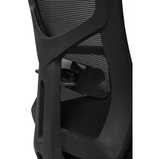 Zoom szánkótalpas tárgyalószék karfával, hálós háttámlával