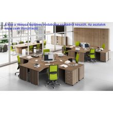 GS-160/160-J íróasztal (160 x 160 cm-es íves íróasztal)