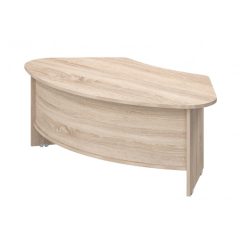 VE-208/114 vezetői íróasztal (208 x 114 cm-es íves vezetői)