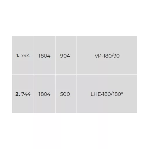 VP-180/90 vezetői íróasztal (180 x 90 cm-es íves munkaoldalú)