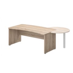   VD-180/100 vezetői íróasztal (180 x 100 cm-es íves vezetői)