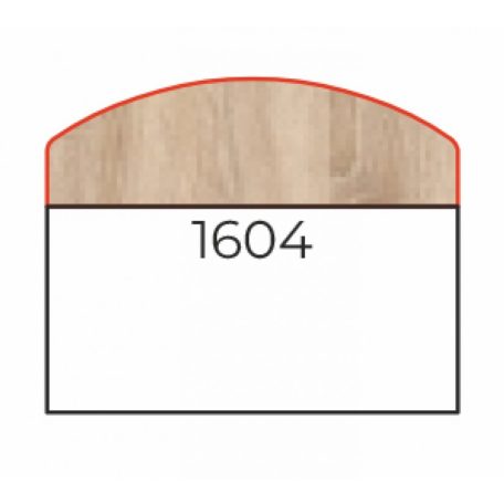 LHE-160/180° Asztaltoldat csőlábbal 160 cm-széles asztalokhoz, 50 cm-es mélységgel