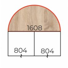HE-80/180 Fém csőlábas 180 fokos csatlakozó tárgyalótoldat