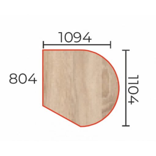 TO-109/110 Íves csatlakozó asztatoldat fém csőlábbal