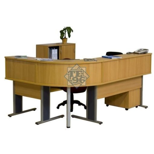 RP-AVA-200/160 fémlábas recepcióspult (200 x 160 cm-es)