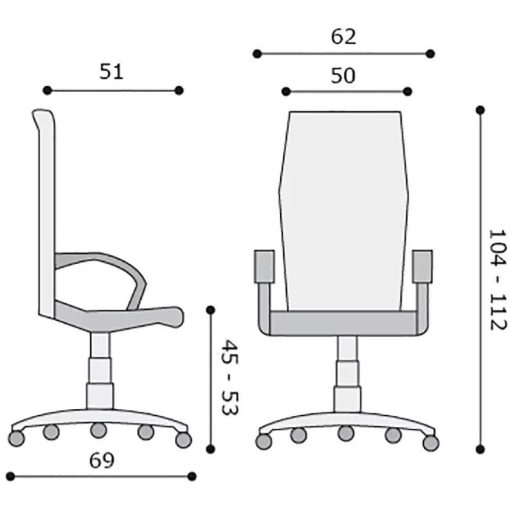 Wonder hálós forgószék