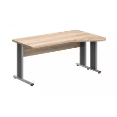   GI-160/110-J AVA fémlábas operatív asztal 160 x 110 cm-es méretben, jobbos kialakításban