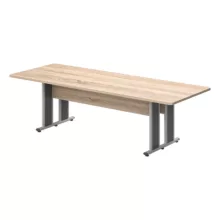 TA-180/100-K-AVA Tárgyalóasztal kerekített sarkokkal és AVA fémlábbal, 180 x 100 cm-es méretben