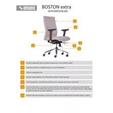 Boston extra irodaszék állítható karfával