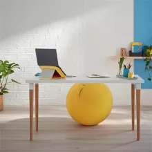 Ergo Cozy tartásjavító ülőlabda sárga színben - Aktív ülés