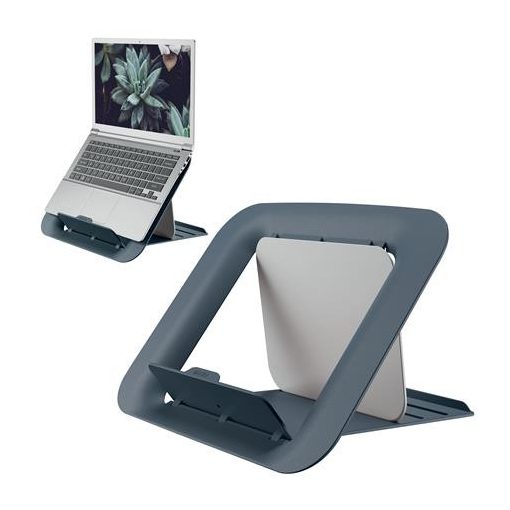 Laptop állvány, LEITZ "Ergo Cosy", sötét szürke színben