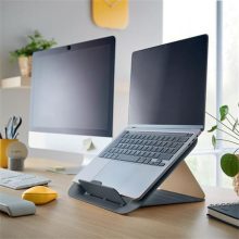 Laptop állvány, LEITZ "Ergo Cosy", sötét szürke színben