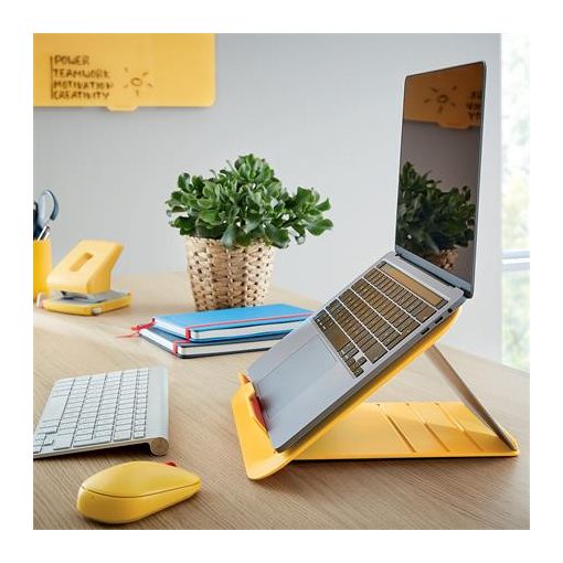 Laptop állvány, LEITZ "Ergo Cosy", melegsárga