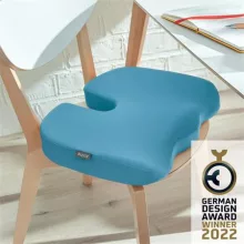 Ergonómikus ülőpárna forgószékre és irodaszékre - kék színben