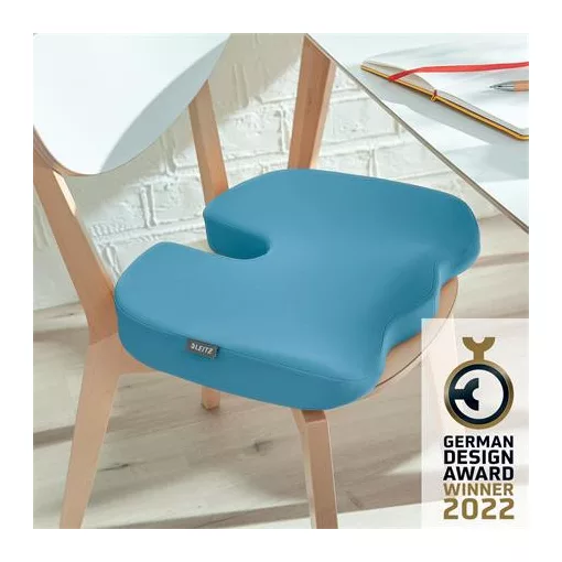 Ergonómikus ülőpárna forgószékre és irodaszékre - kék színben