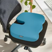 Ergonómikus ülőpárna forgószékre és irodaszékre - kék színben