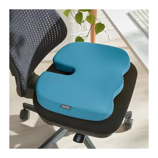 Ergonómikus ülőpárna forgószékre és irodaszékre - kék színben