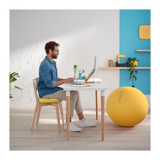 Ergonómikus ülőpárna forgószékre és irodaszékre - melegsárga színben