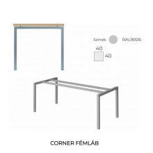 IS-89/60-HL-COR íróasztal homloklappal