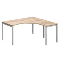 GM-160/160-J-COR "L" alkú  nagyméretű számítógépes munkaasztal 160 x 160 cm-es méretben, jobbos kivitelben,  CORNER fémlábbal