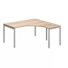 GS-160/160-J-COR   "L" alkú nagyméretű számítógépes munkaasztal 160 x 160 cm-es méretben, jobbos kivitelben,  CORNER fémlábbal