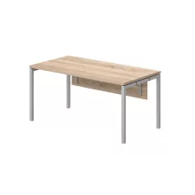 IS-139/80-HL-COR félmábas íróasztal homloklappal