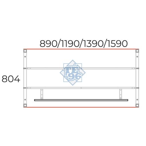 IS-89/80-HL-COR    Kisméretű íróasztal homloklappal, 89 x 80 cm-es méretben, homloklappal ,CORENER fémlábbal