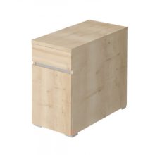 EX-1FA-AM-B   Asztalmagas konténer 1 fiókkal és balra nyíló ajtóval, standard mélységgel 