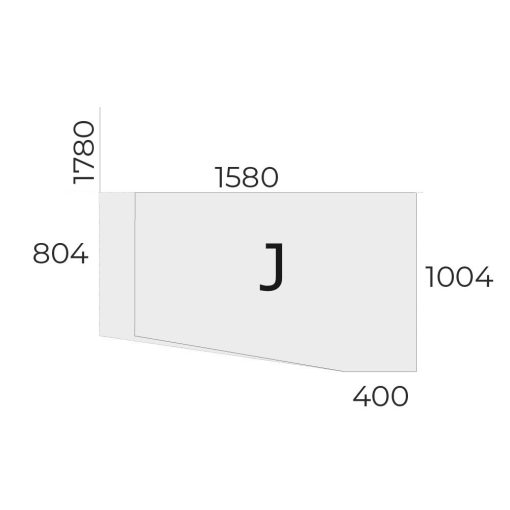 EX-FA-178/100-J-FL1 sarkos operatív asztal
