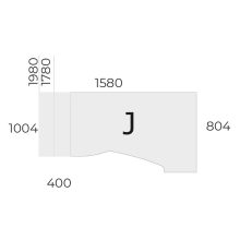 EX-HA-178/100-J sarkos operatív asztal