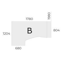 EX-HD-178/120-B-FL5 sarkos operatív asztal