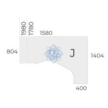 EX-HE-158/140-J sarkos operatív asztal