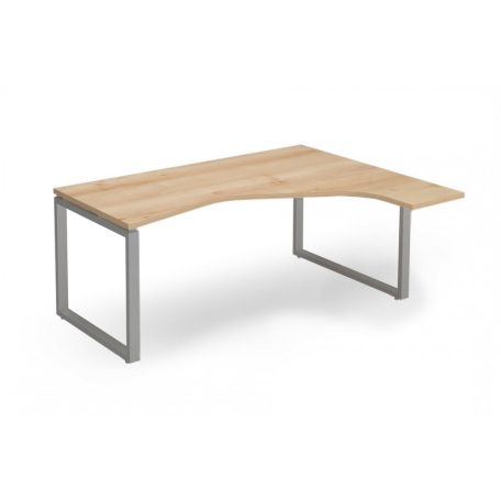 EX-HE-178/140-J-FL2   "L" alakú operatív asztal FL2 fémlábbal, jobbos kivitelben