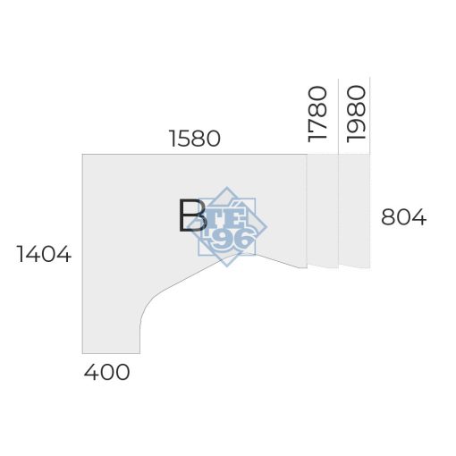 EX-HE-198/140-B-FL1 sarkos operatív asztal