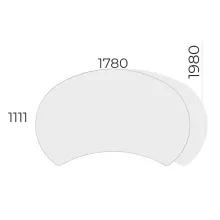 EX-IG-178/100 vezetői asztal