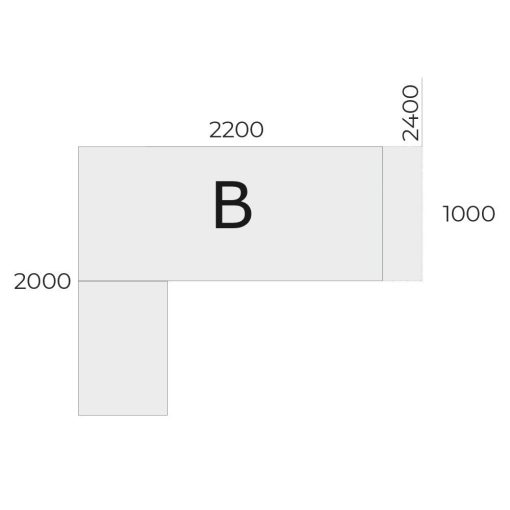 EX-IL-240/200-B vezetői asztal