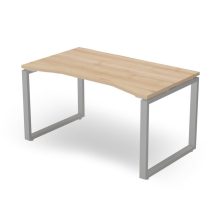 EX-IZ-118/80-FL2  Sarkos asztal belső kivágással FL2 fémlábbal, 118 x 100 cm-es méretben