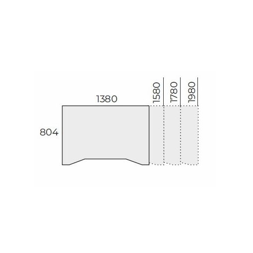 EX-IZ-158/80-FL10 sarkos opereatív asztal
