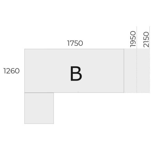 EX-KOM-158-B-FL2   Vezetői munkahely tolóajtós-nyitott pocos toldattal, FL2 fémlábbal