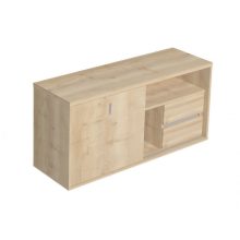 EX-KOM-J tolóajtós, fiókos komód