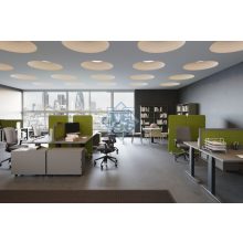 EX-PA-95-AVSZ szövetes paraván asztal végébe