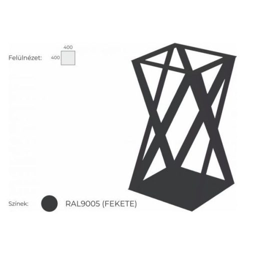 EX-TB-238/100-FL8 Elegáns tárgyalóasztal fémlábakkal és ívszegmens oldalakkal