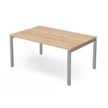 EX-TC-178/100-FL1  Hagyományos, szögletes sarkos tárgyalóasztal FL1 fémlábbal, 178 x 100 cm-es méretben