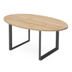 EX-TD-220/120-FL11   Ovális kialakítású tárgyalóasztal, FL11 fémlábbal